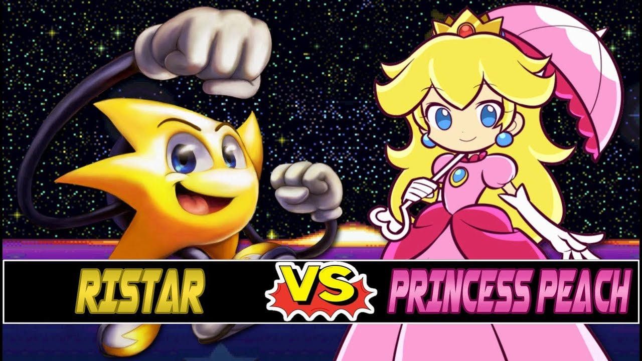 M.U.G.E.N. Battles | Ristar vs Princess Peach | Ristar vs Super Mario