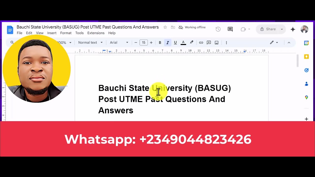 Bauchi State University (BASUG) Post UTME Past Questions And Answers