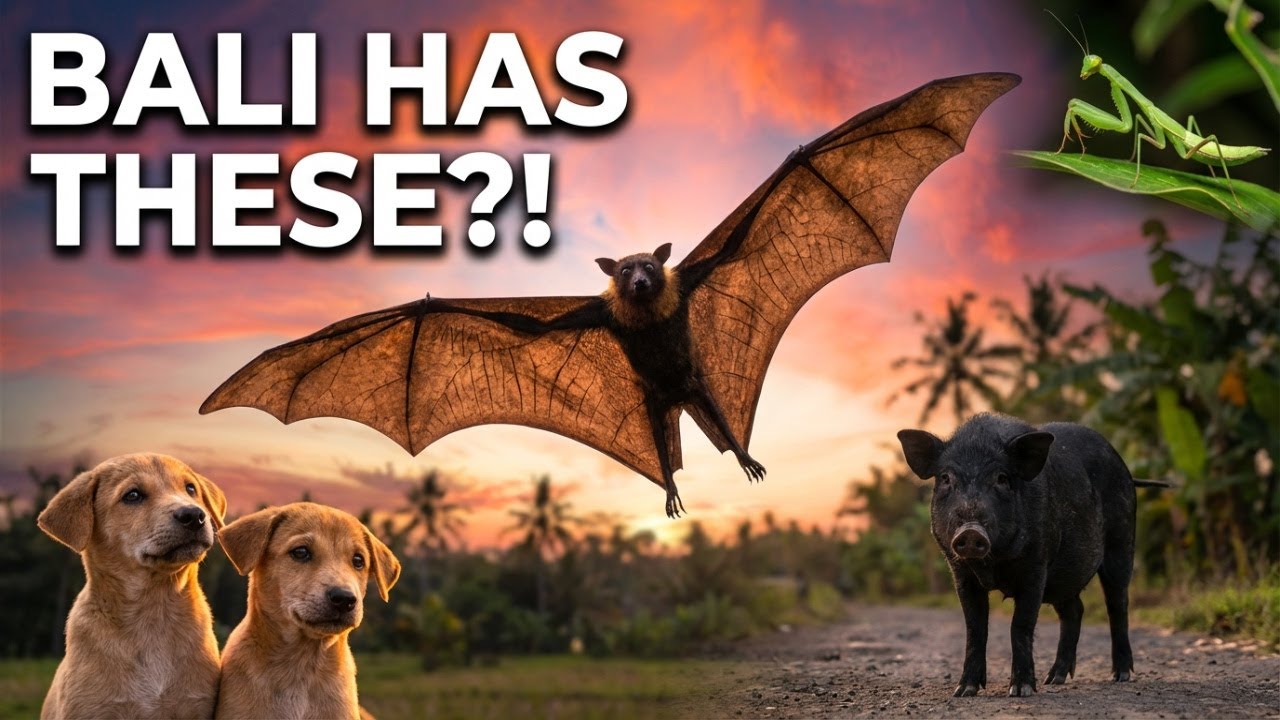 Вы не поверите, какие животные обитают на Бали! 🐒🦇