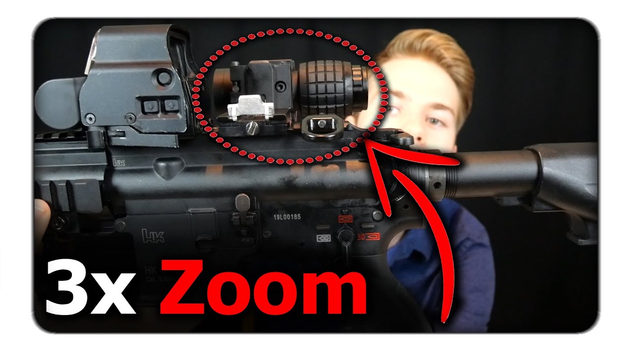 Klappbares 3x Zoomvisier für Airsoft | Gut & Günstig