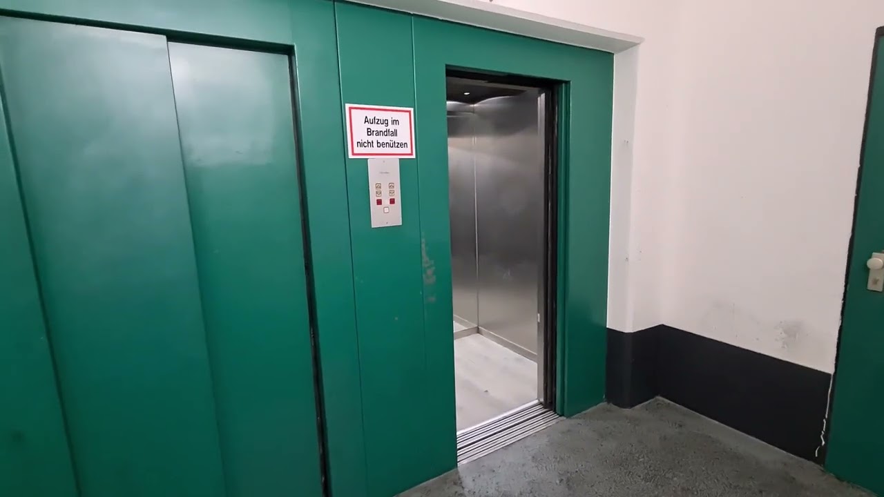 1974 Thyssen (2012 mod. ThyssenKrupp) Elevator At Passage Car Park Landstr. Linz, Austria