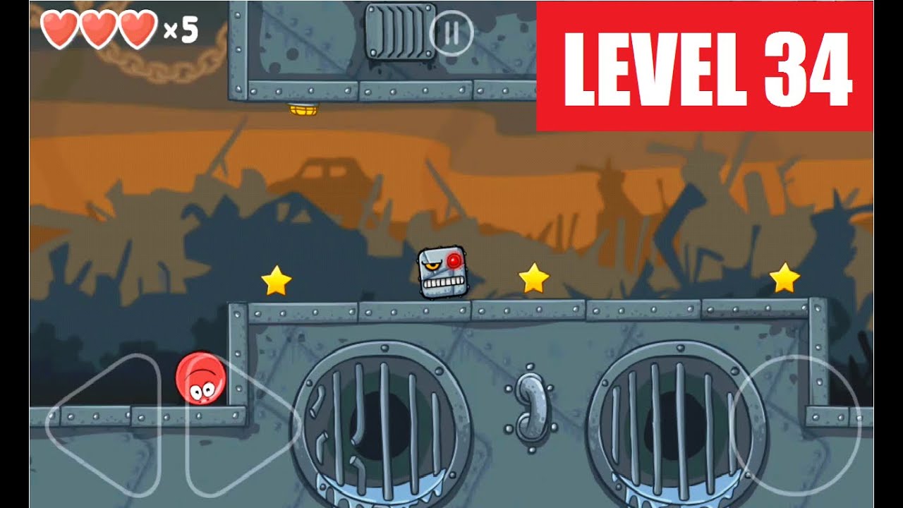 Red Ball 4 level 34 Walkthrough / Playthrough video.