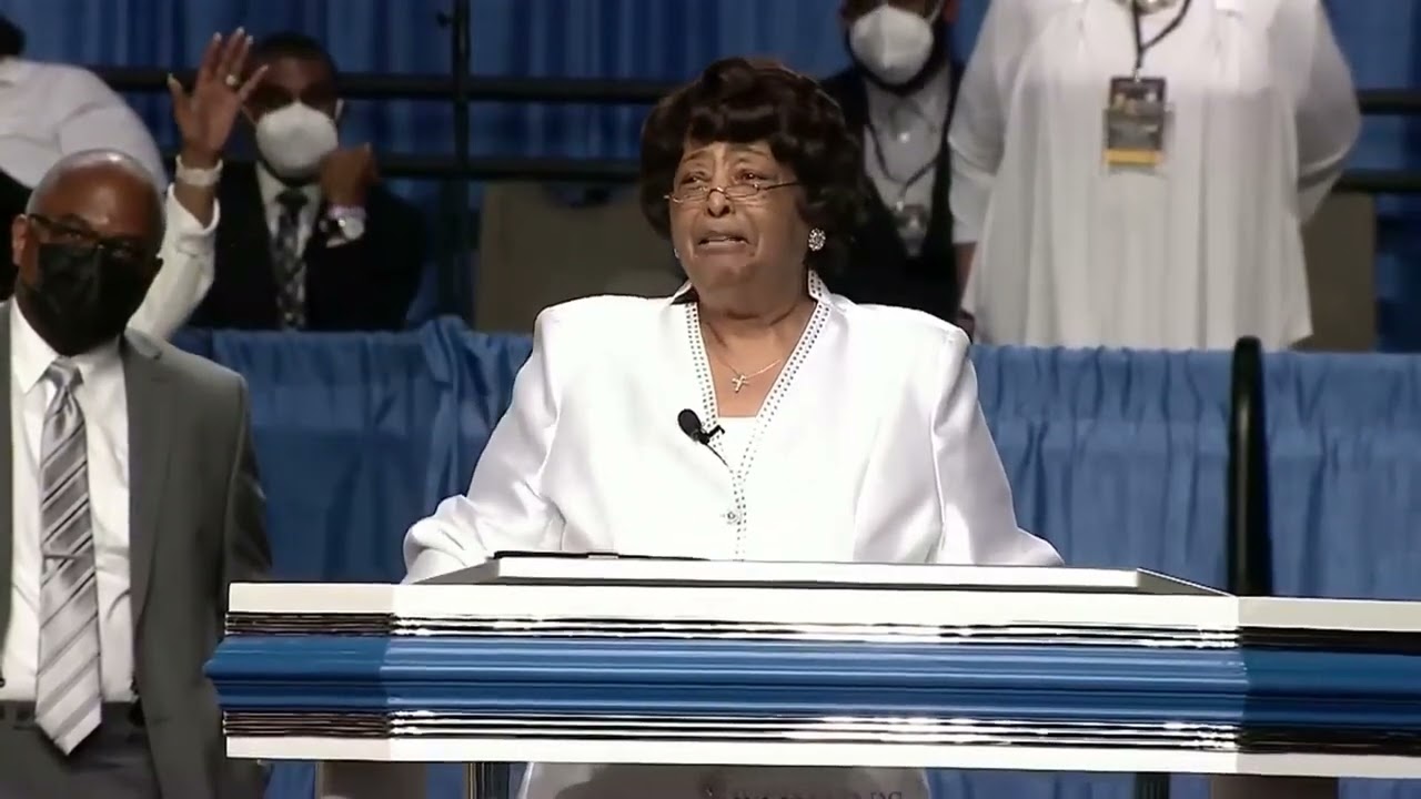 Mother Barbara McCoo Lewis Preaching Highlights at the COGIC International Women's Convention!