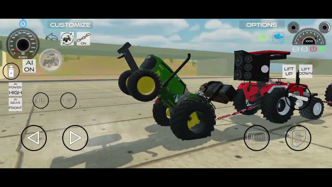 John Deere 👑 ki power Dekho ❤️_👑_❤️👑John Deere 👑VS Arjun New Holland Sonalika#totalgaming #song ❤️