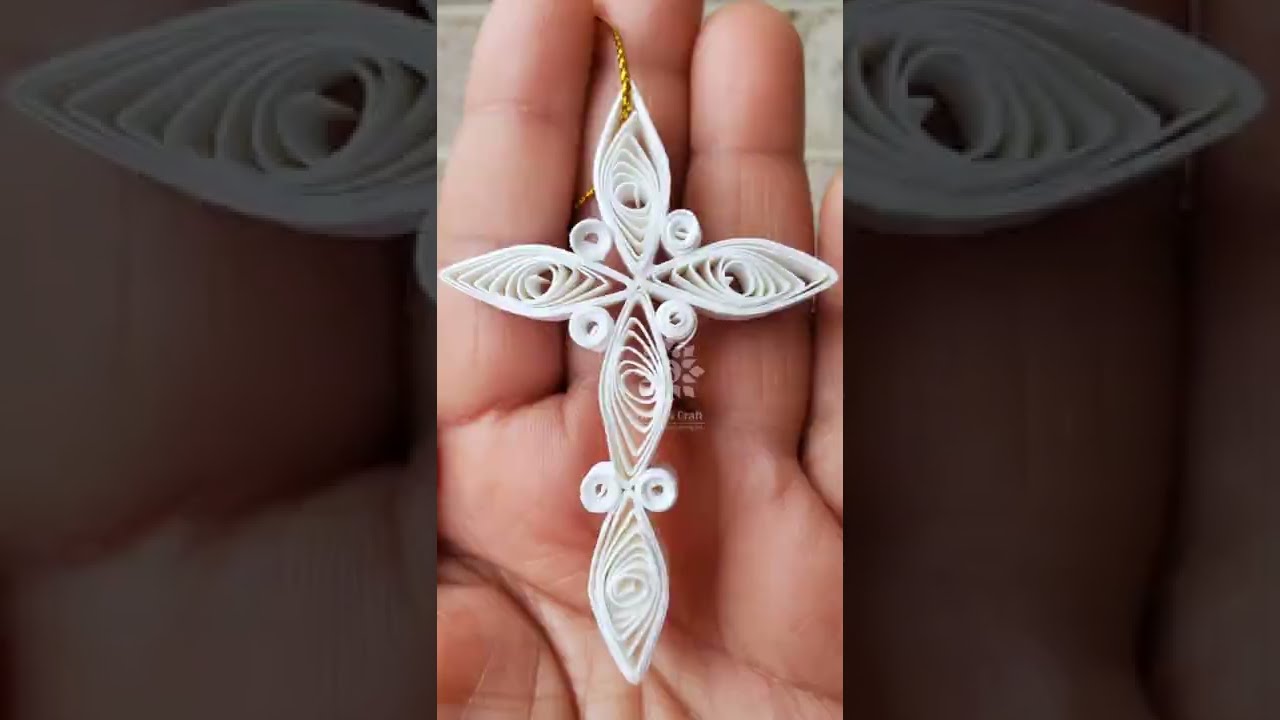 Paper Quilling Cross ✝️  Tutorial  #quilling , #paperquilling , #tutorial , #quillingtutorial