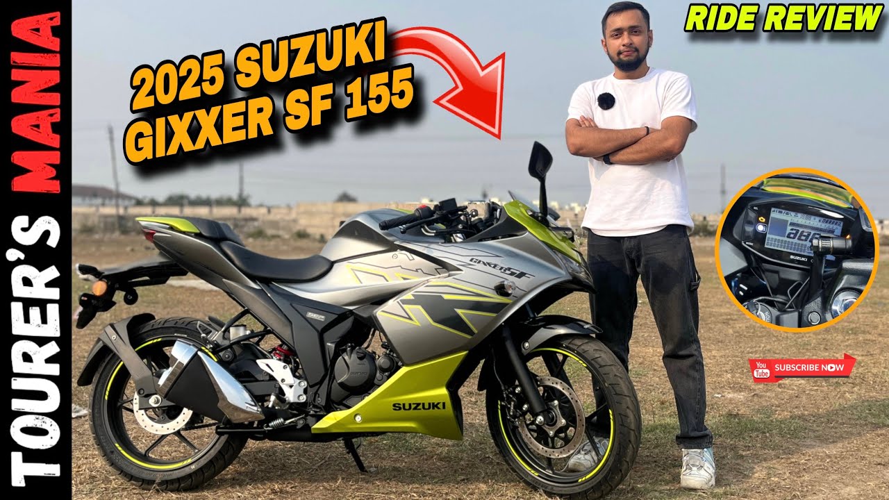 2025 Suzuki Gixxer SF 150 Review - All New Updates 🔥🔥 | Gixxer 150 SF | Tourer's Mania.