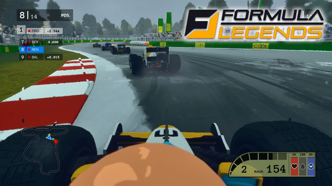 Formula Legends - Cockpit Cam & Wet Weather Gameplay (NEW UPDATE !)