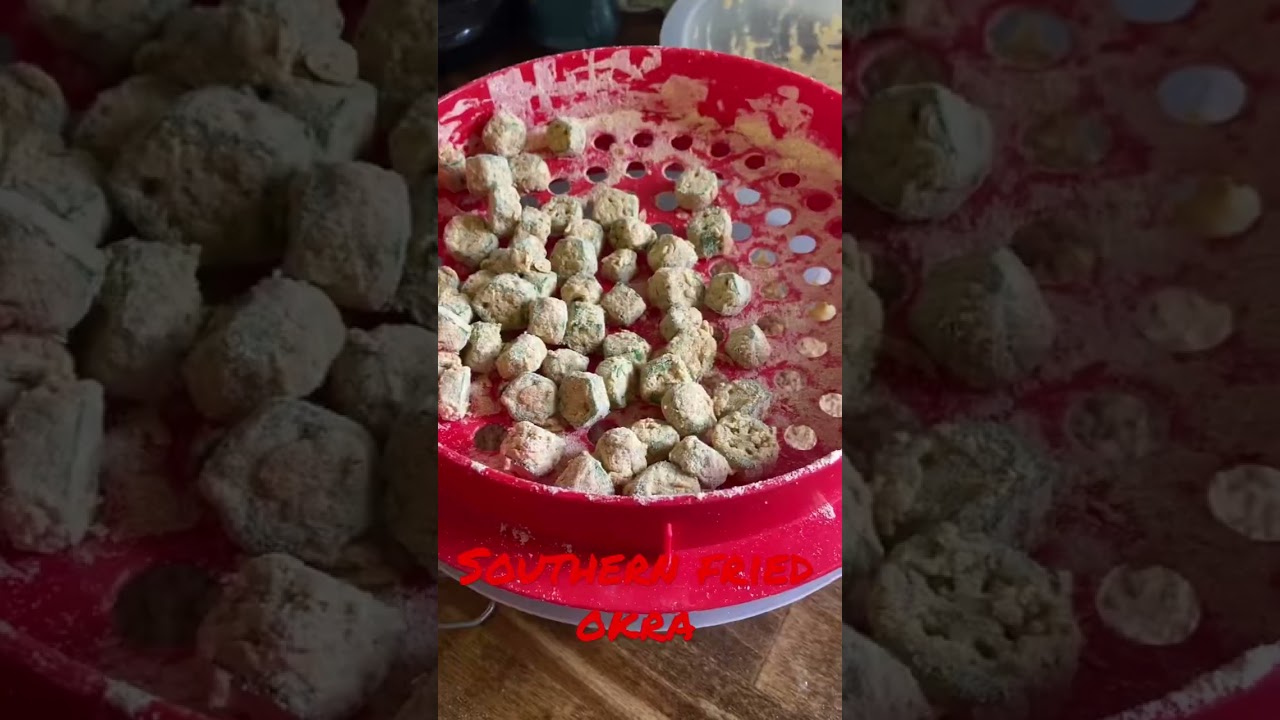 Shake, Batter, and Fry! Southern Fried Okra