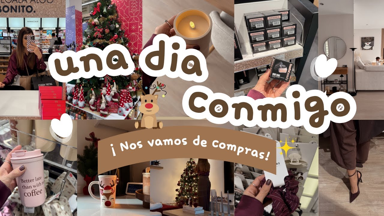 ✨VLOG UN DIA CONMIGO✨Nos vamos de COMPRAS!🎄🛍️Vemos decoraci&oacute;n de Navidad, Sephora...🎀