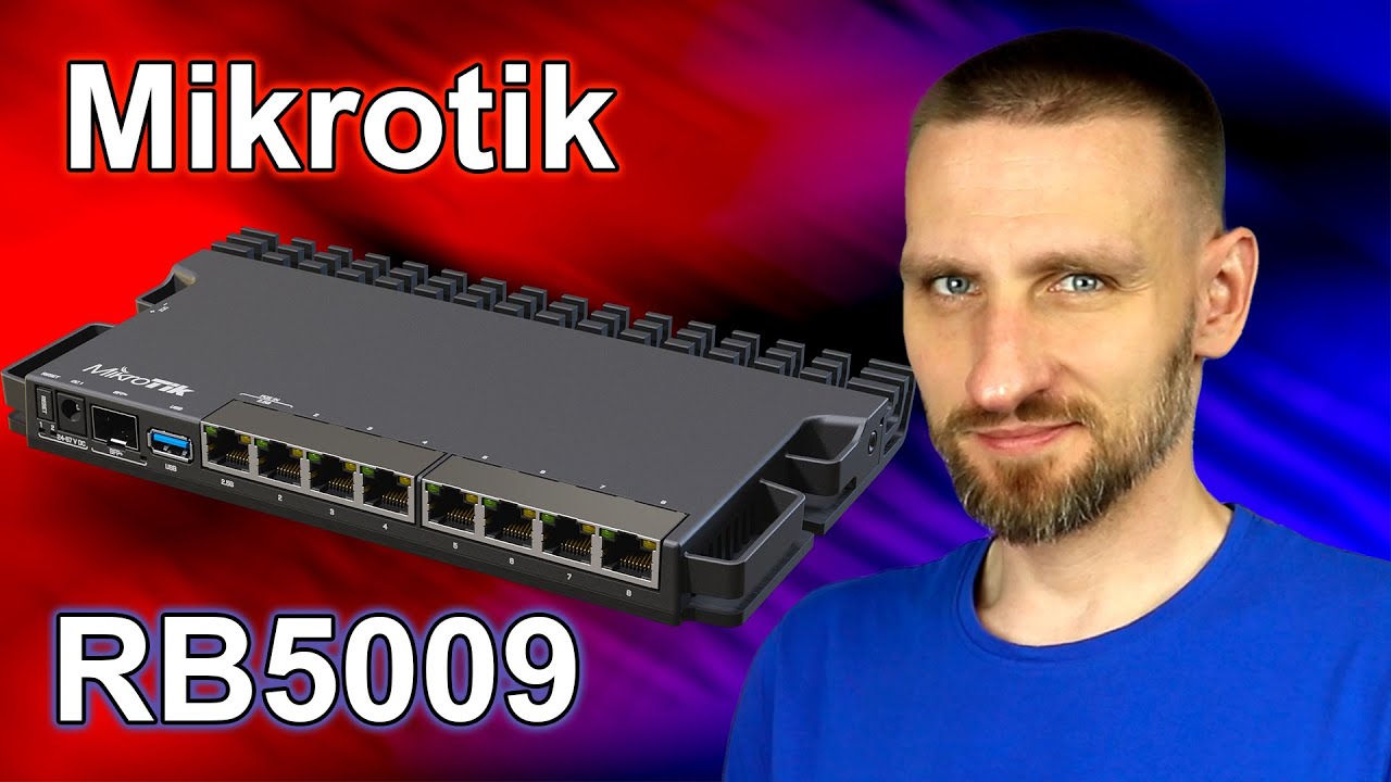 Mikrotik RB5009UG+S+IN - wydajny router z SFP+ i 2.5 Gbit LAN