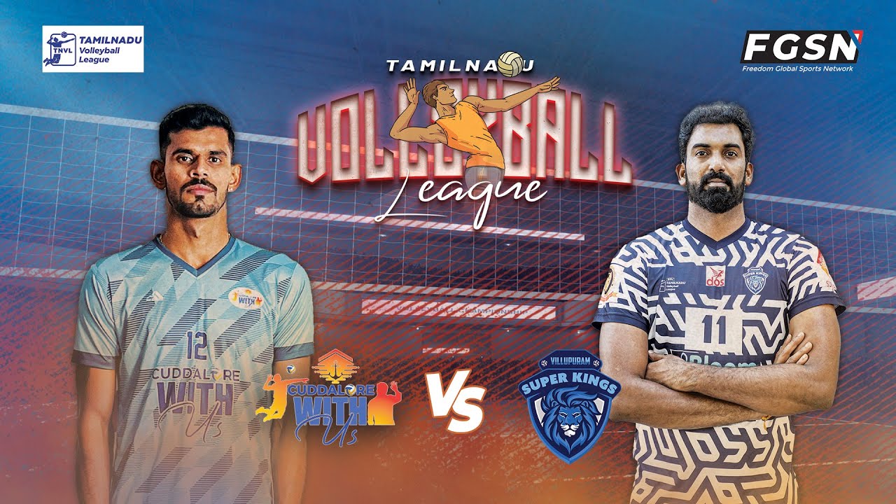 SNJ TNVL || DAY 7 || CUDDALORE WITH US vs VILLUPURAM SUPER KINGS  | TAMILNADU VOLLEYBALL LEAGUE 2024