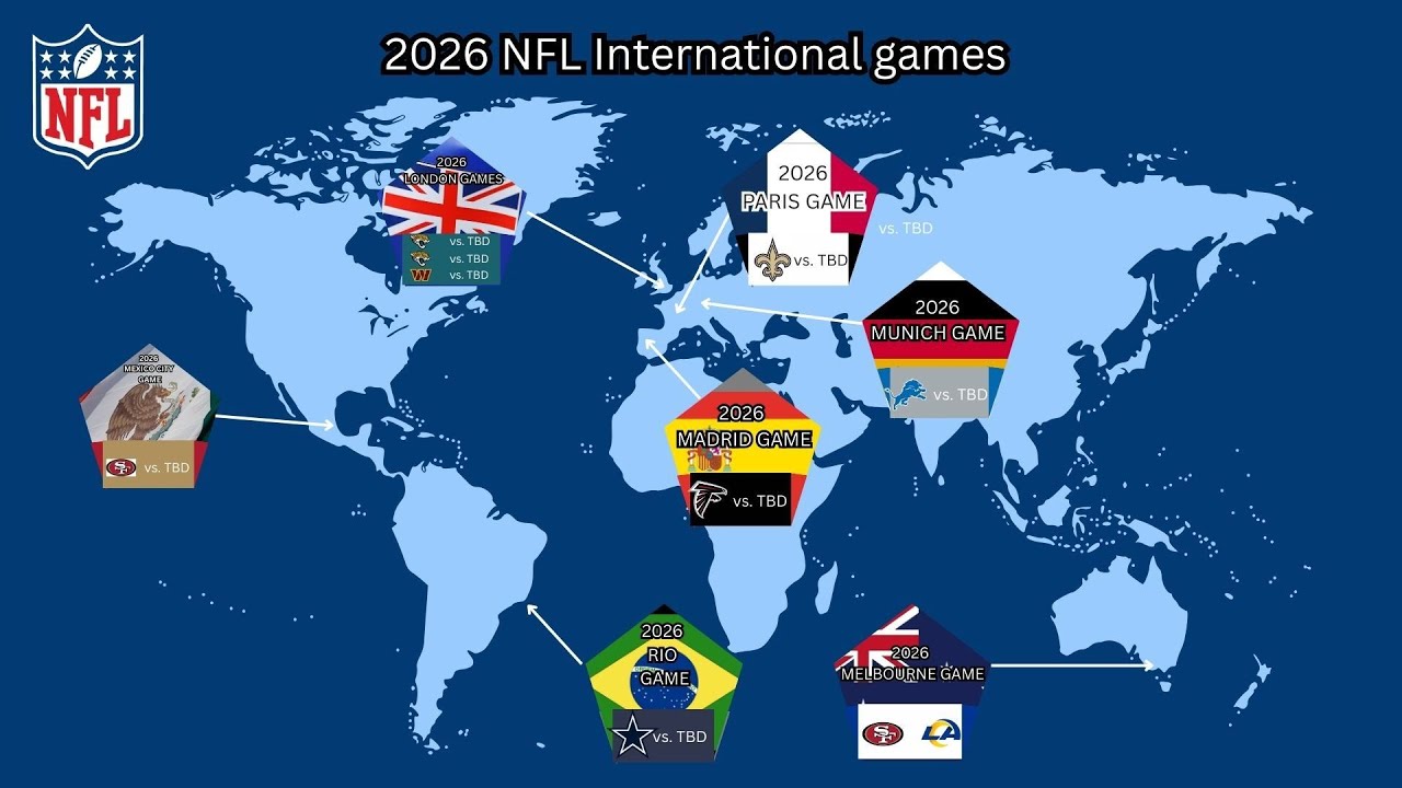 The Falcons have been added to the NFL International slate