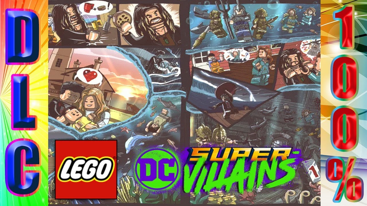 Lego DC Super Vilains FR  DLC  100% Aquaman Partie 1 Ceinture De Feu