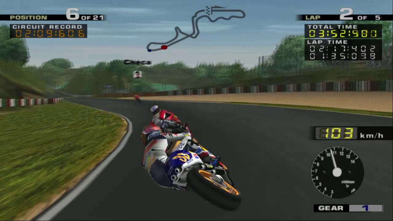 MotoGP 1 PS2 | Suzuka | Honda NSR500 | Repsol YPF Honda Team