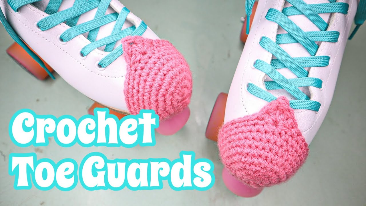 *Easy* Crochet Toe Guards For Roller Skates | TUTORIAL