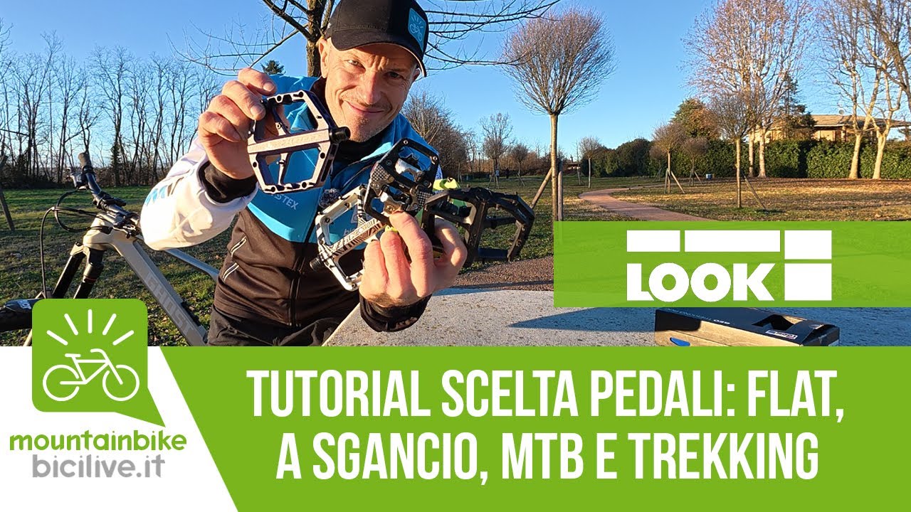 Tutorial: scegliere i pedali MTB LOOK flat, a sgancio e trekking