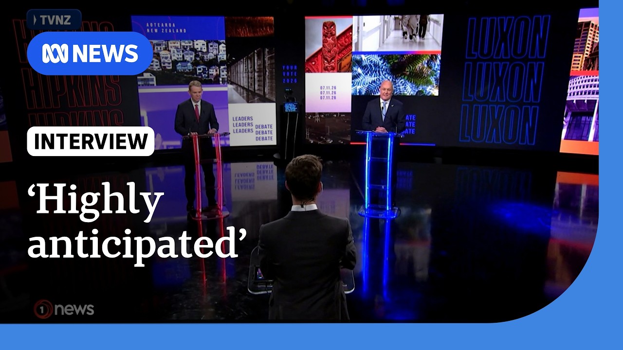 NZ leaders debate wraps ahead of November general election | The World | ABC NEWS