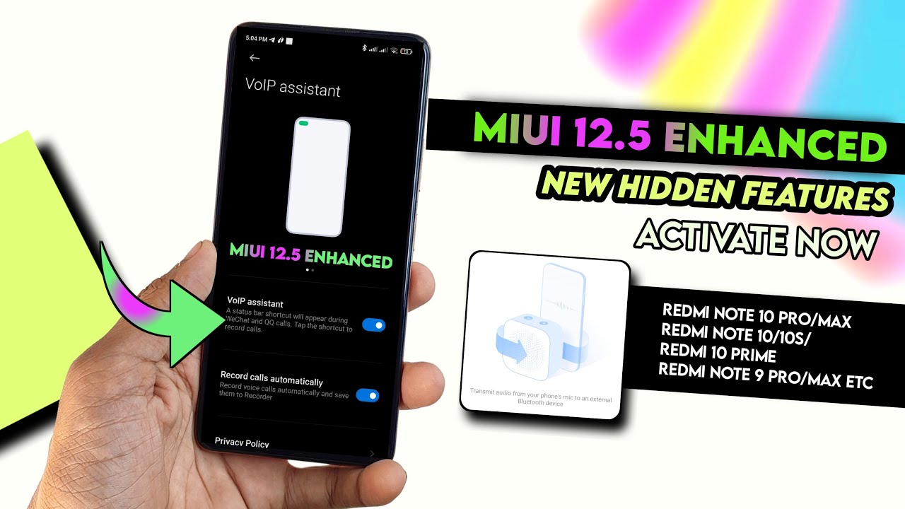 MIUI 12.5 Enhanced Update Hidden Features Activate Now