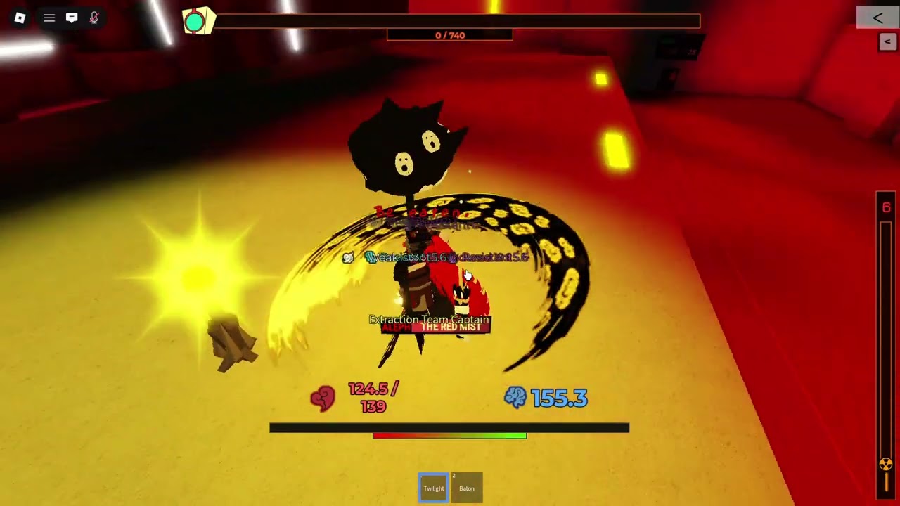 Red Mist fight with 5 minutes of Phase 4. | Tuantu lobotomization branches