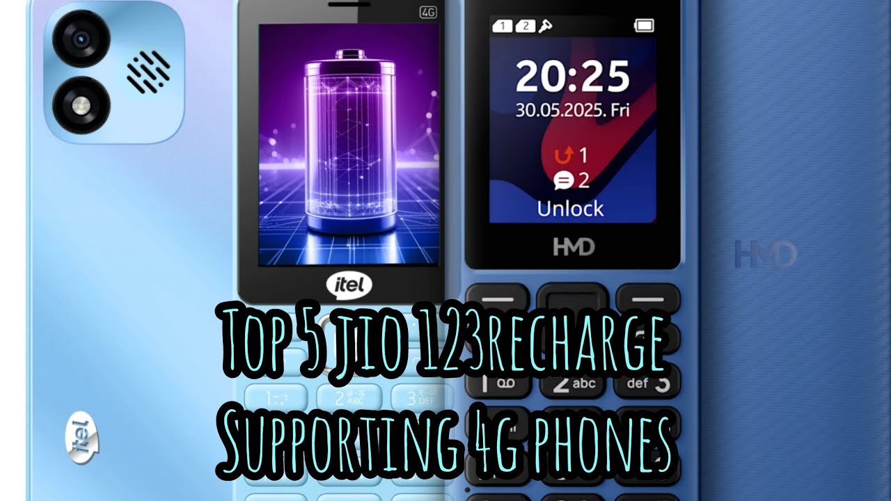 Top 5 jio 123recharge supporting 4gphones in India@sharathhmsharu-vision 