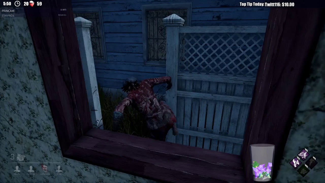 Dead by Daylight RANK 1 SURVIVOR! - 10,000 IQ BUSH JUKE! (BLOODY HILARIOUS!)