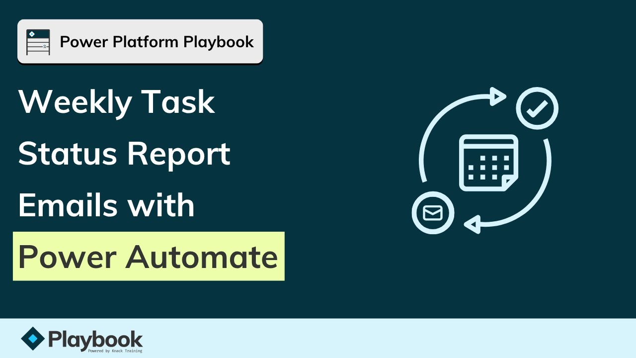 Use Power Automate to Make a Task Status Report
