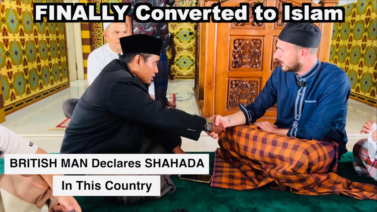Gigih Belajar Islam Akhirnya Bule Inggris Baca Dua Kalimat Syahadat