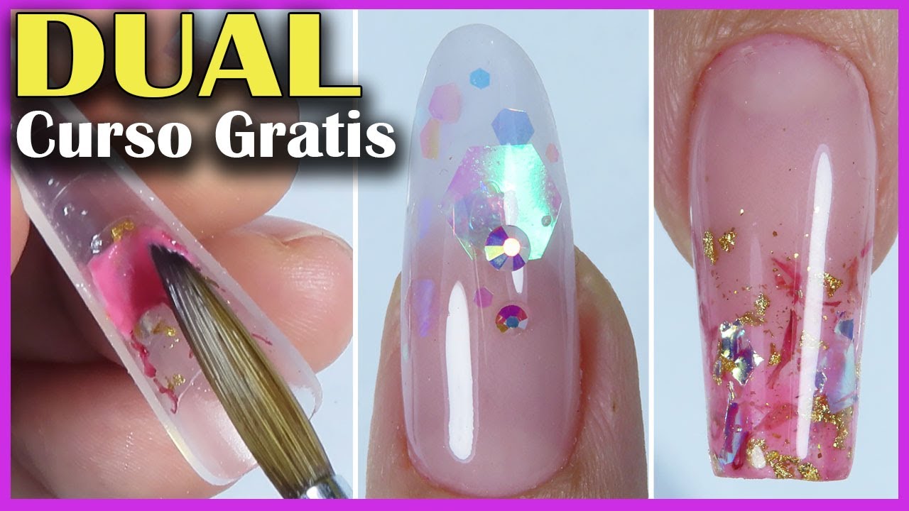 Como hacer Uñas Acrílicas ENCAPSULADAS con MOLDES DUAL SYSTEM🌟paso a paso 🌟 CURSO de DUAL #04