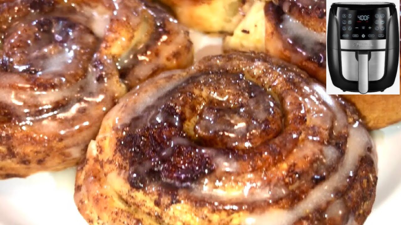 Pillsbury Air fryer Cinnamon Rolls Recipe| Taste like Homemade, What?! Add these 2 easy ingredients!