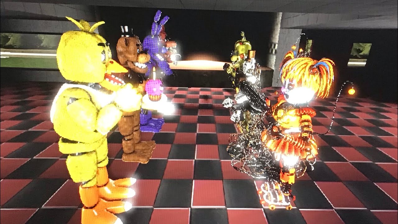 [SFM/FNAF] Fnaf 1 vs scrap