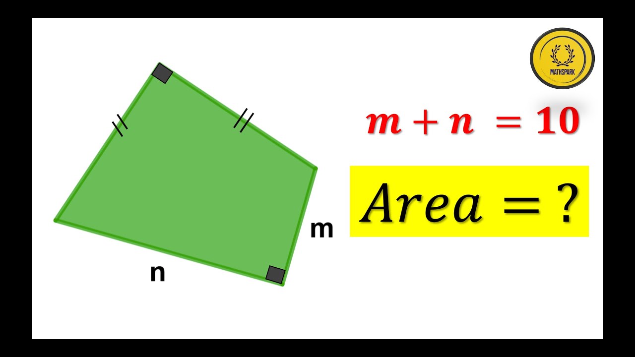 This Geometry Problem Looks Impossible… Until You See the Trick! | Find the Area