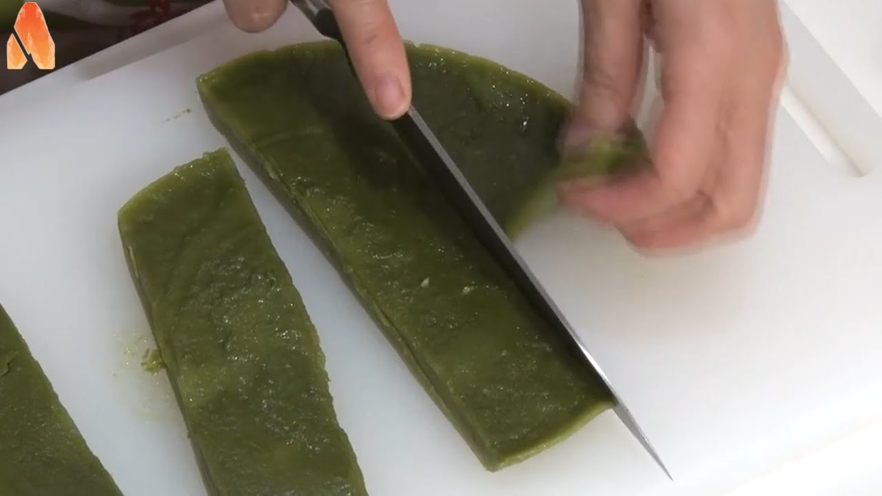 Matcha Uiro (Japanese Steamed Cake)
