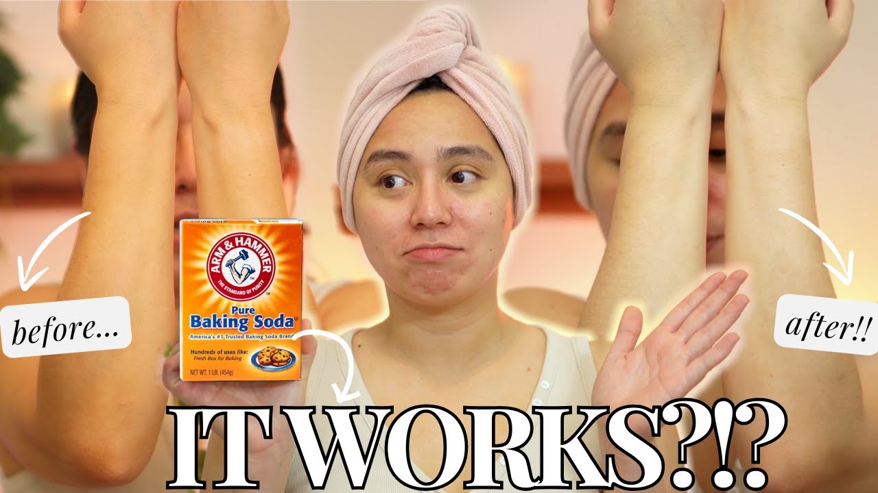 BAKING SODA TO REMOVE SELF TANNER??? | DOES IT EVEN WORK?? #summertanning #tanremoval #tanninghacks