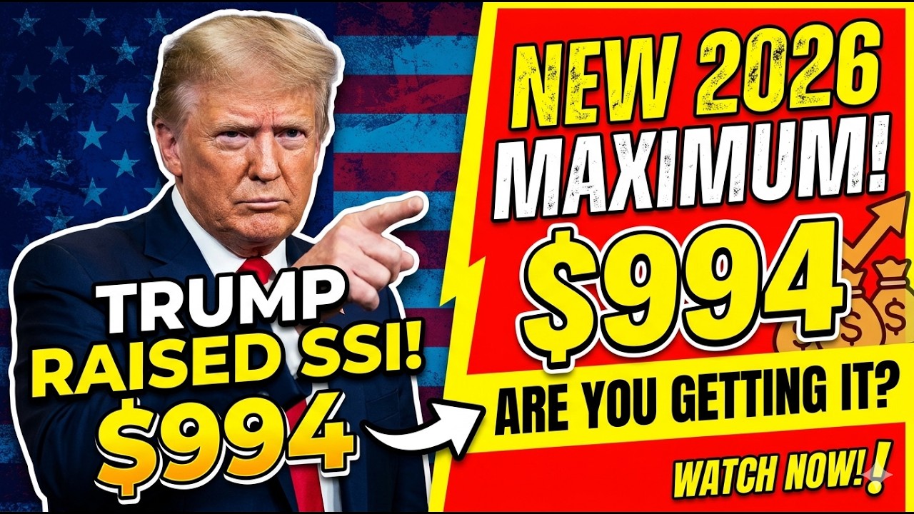 SSI PAYMENTS HIT $994 in 2026! 💰 Are You Missing OUT on Your FULL Benefit? (Must Watch!)