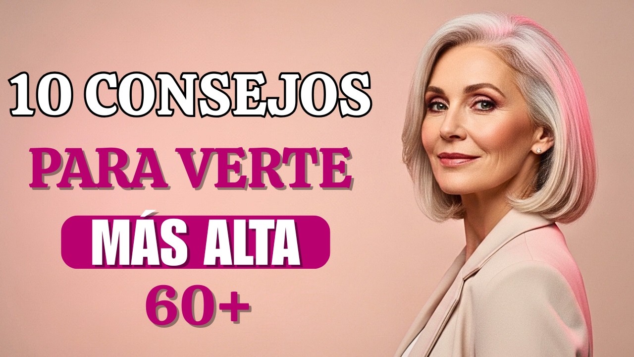 Si eres bajo y tienes más de 60 años, estos 10 consejos cambiarán tu imagen
