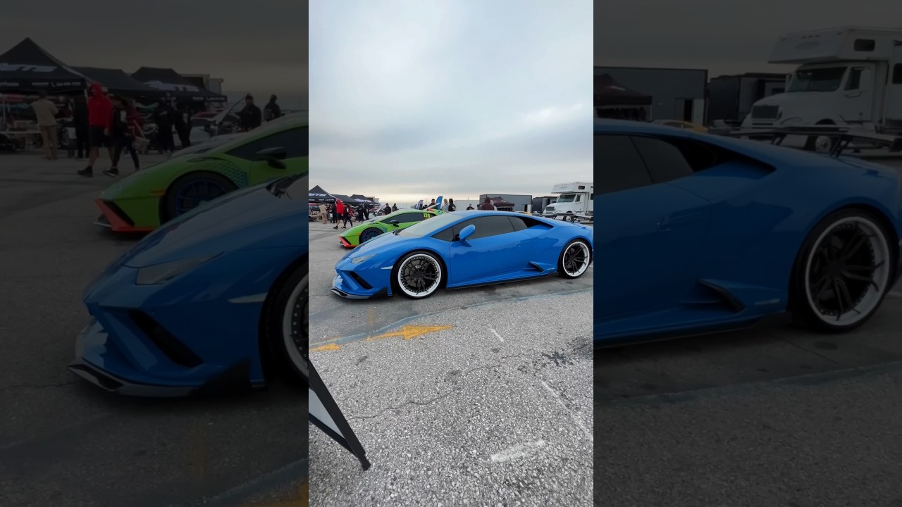 Lamborghini Huracan EVO with forged carbon fiber #lamborghini