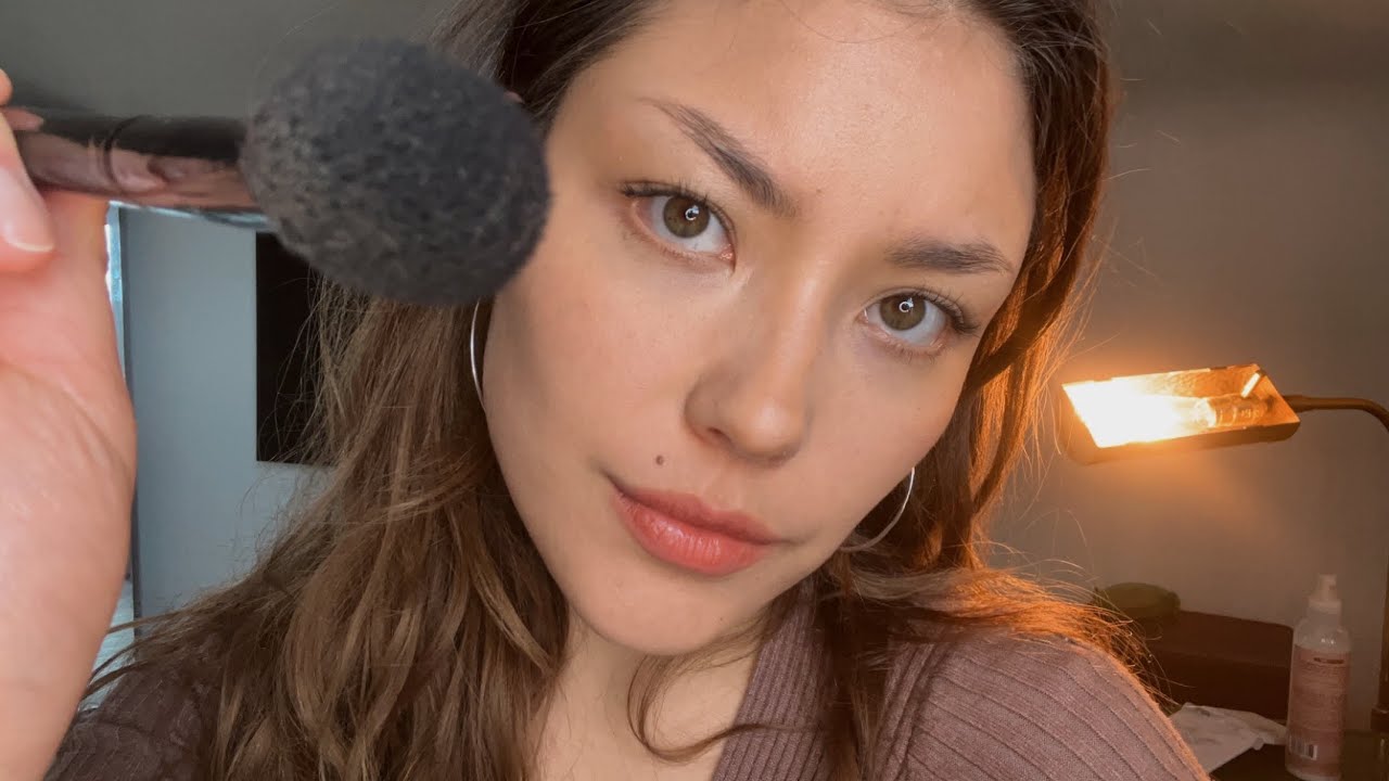 ASMR Whispered Personal Attention | your sassy big sis does your make up