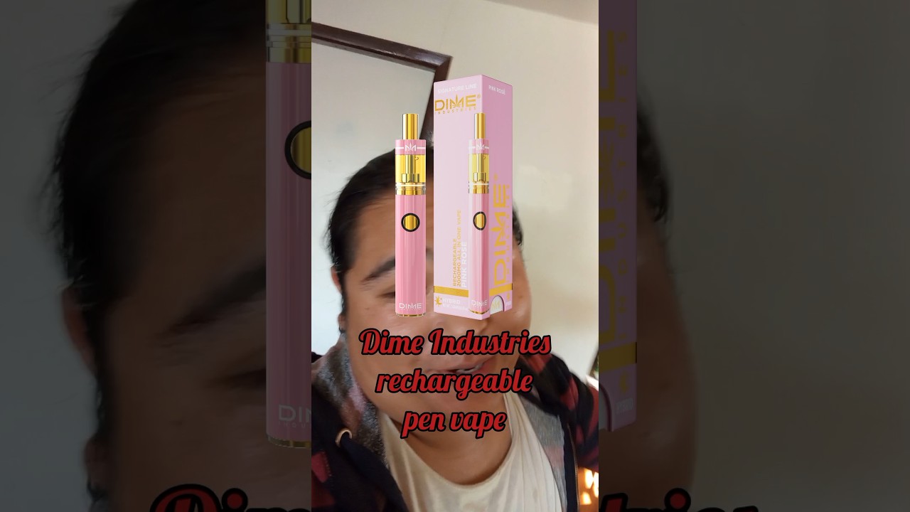 Dime Industries 1G Pink Ros&eacute; #vapereviews #review #vapedisposable #wax #420 #smoke #weedchannel