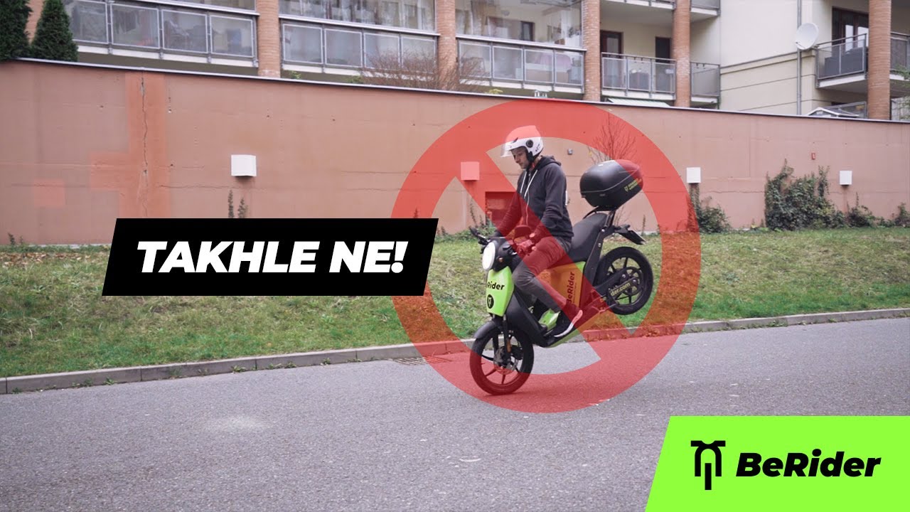 BeRider online SKÚTR ŠKOLA: Jak brzdit jako profík (4. díl)