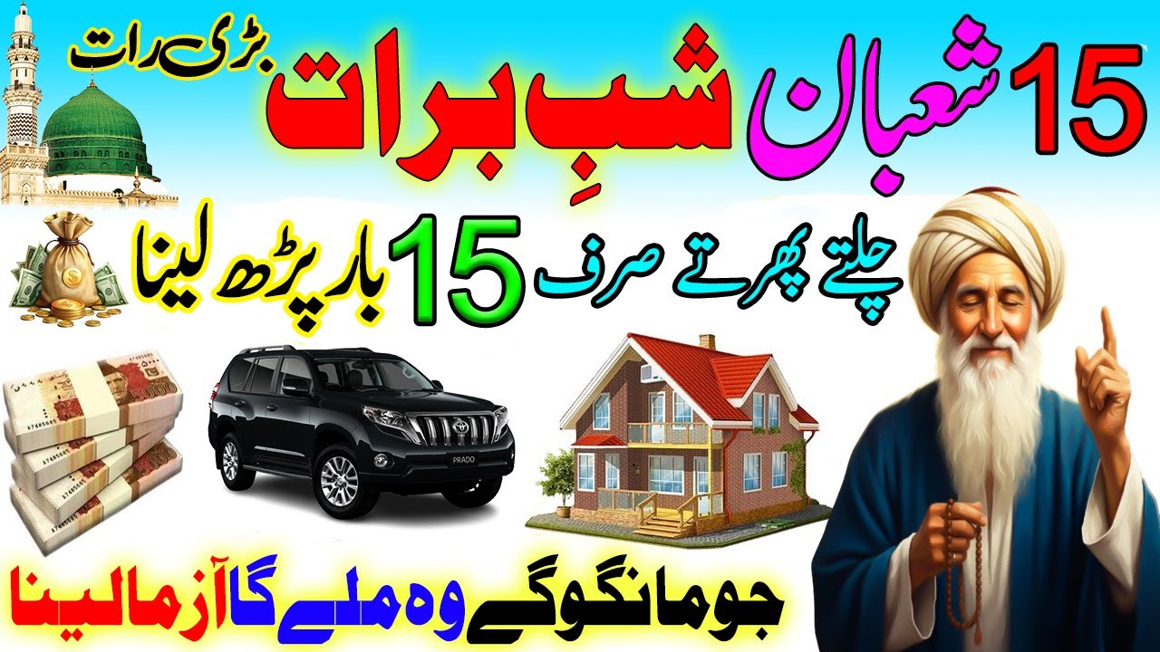 15 Shaban Shab-e-Barat Mubarak: Allah Ki Rehmat, Rizq aur Mushkilaat Se Nijaat Mangne Ki Raat