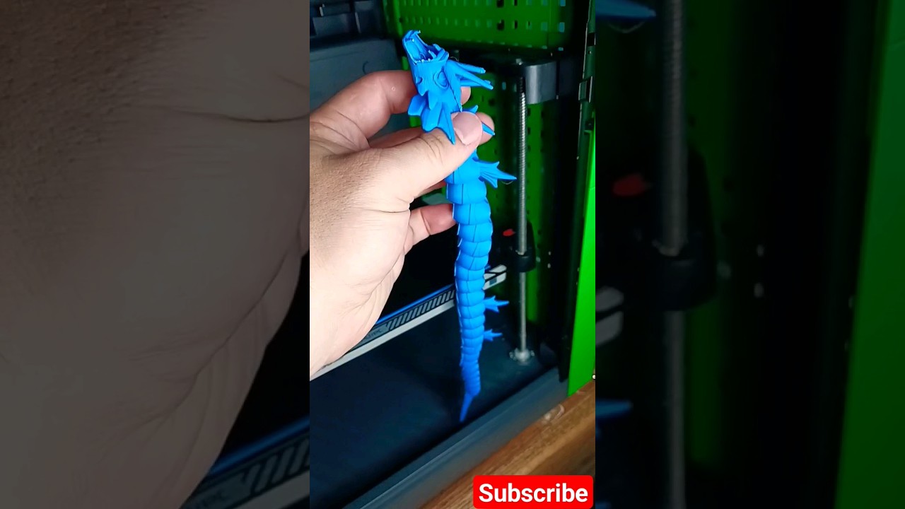 Gyarados I Choose You!! #3d #3dprinting #3dtimelapse #bambulab #shorts #pokemon