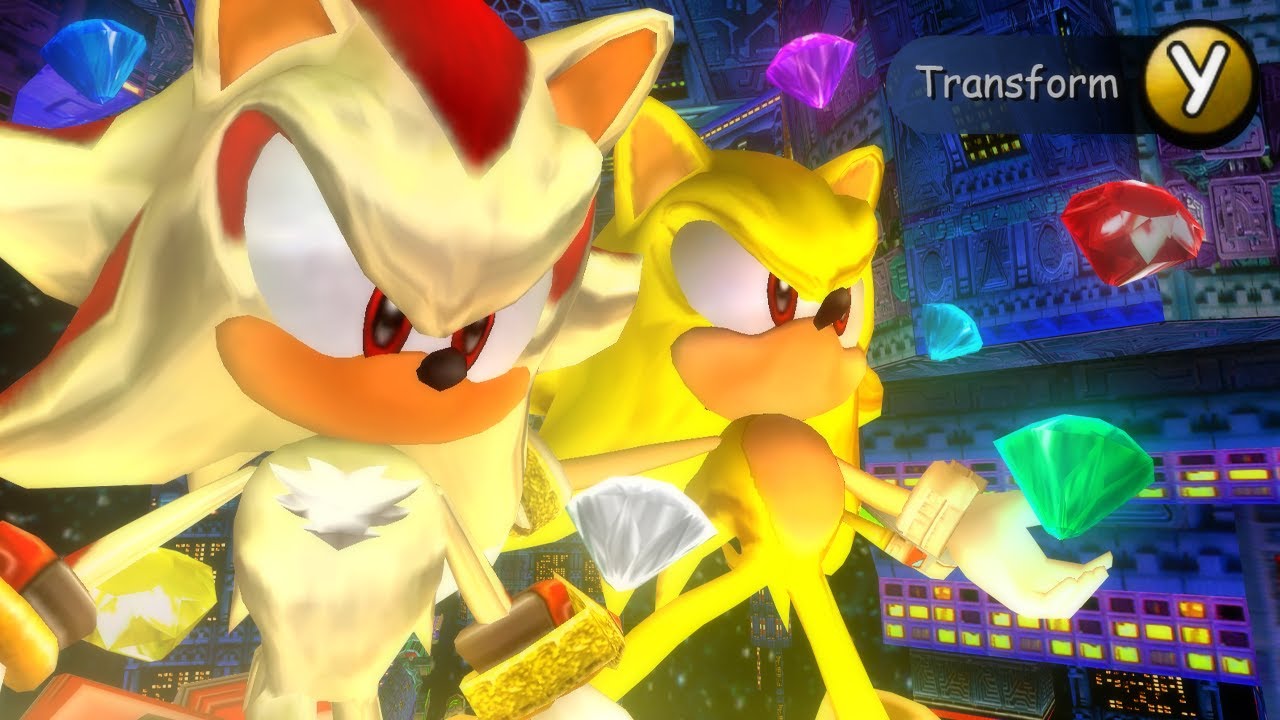Sonic Adventure 2: Playable Super Sonic & Super Shadow (All Action Stages)