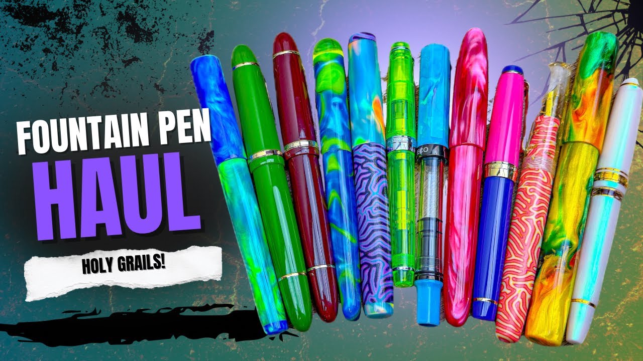 Bespoke, Asian, Small Maker, HUGE Fountain Pen Haul