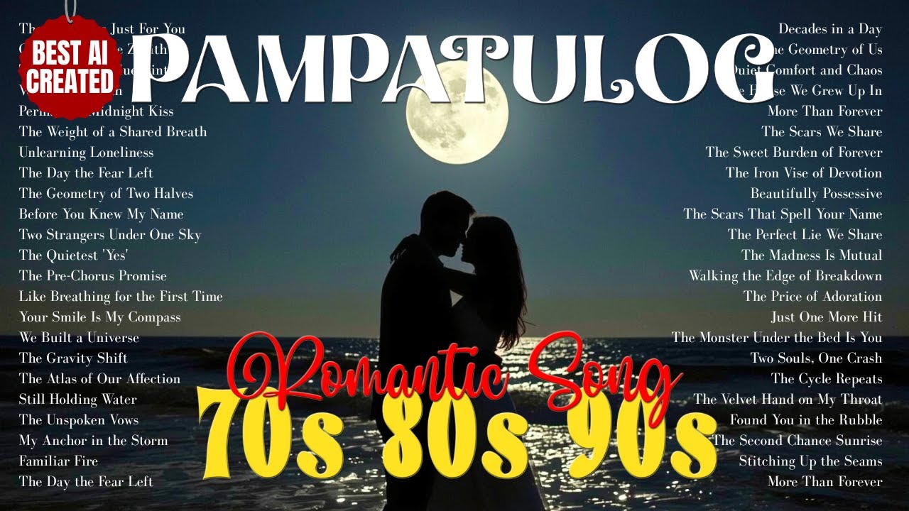 PAMPATULOG! 🌙 Nonstop DEEP SLEEP Music: Timeless Slow Love Songs & Soft 80s 90s Ballads Playlist