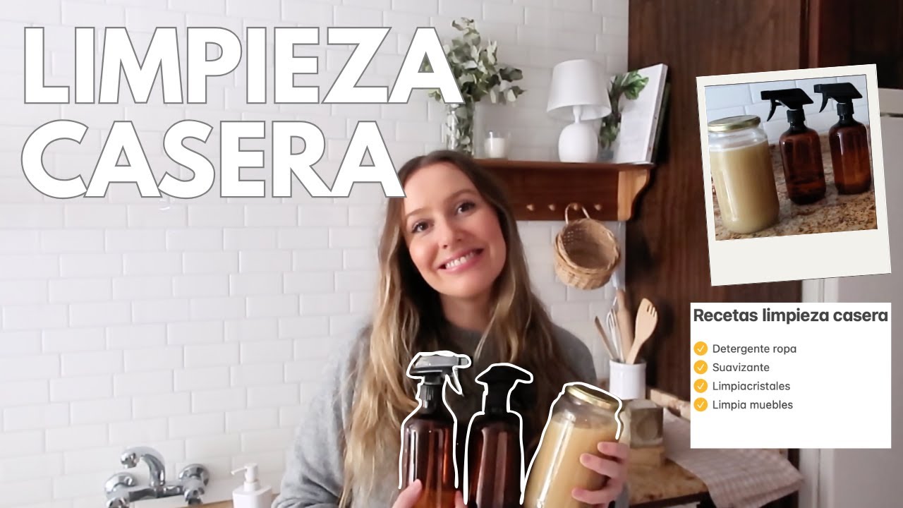 Limpieza casera y natural 🧺 Mis productos de limpieza sin tóxicos