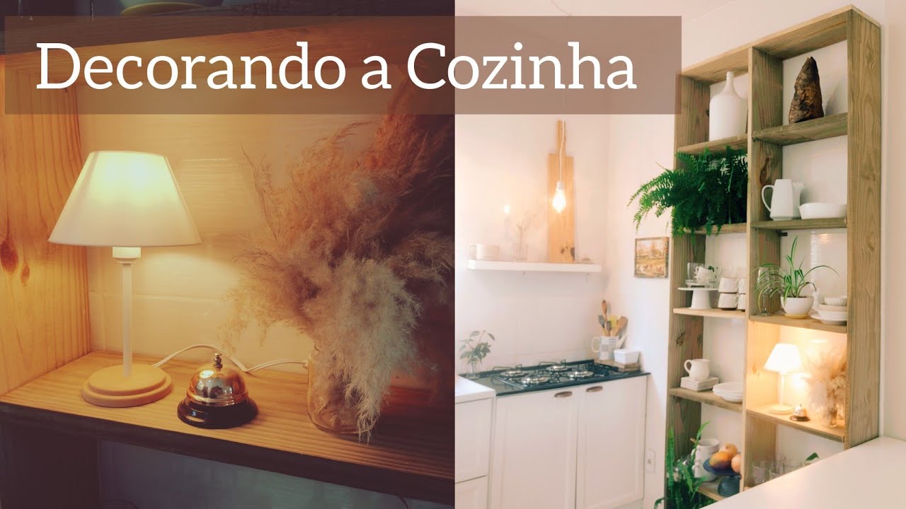 Decoração da Cozinha. Limpeza e Organização da estante ✨
