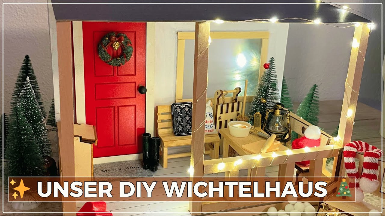 DIY Wichtelhaus selber bauen 🎄 So zieht unser Weihnachtswichtel ein! | Big Mary