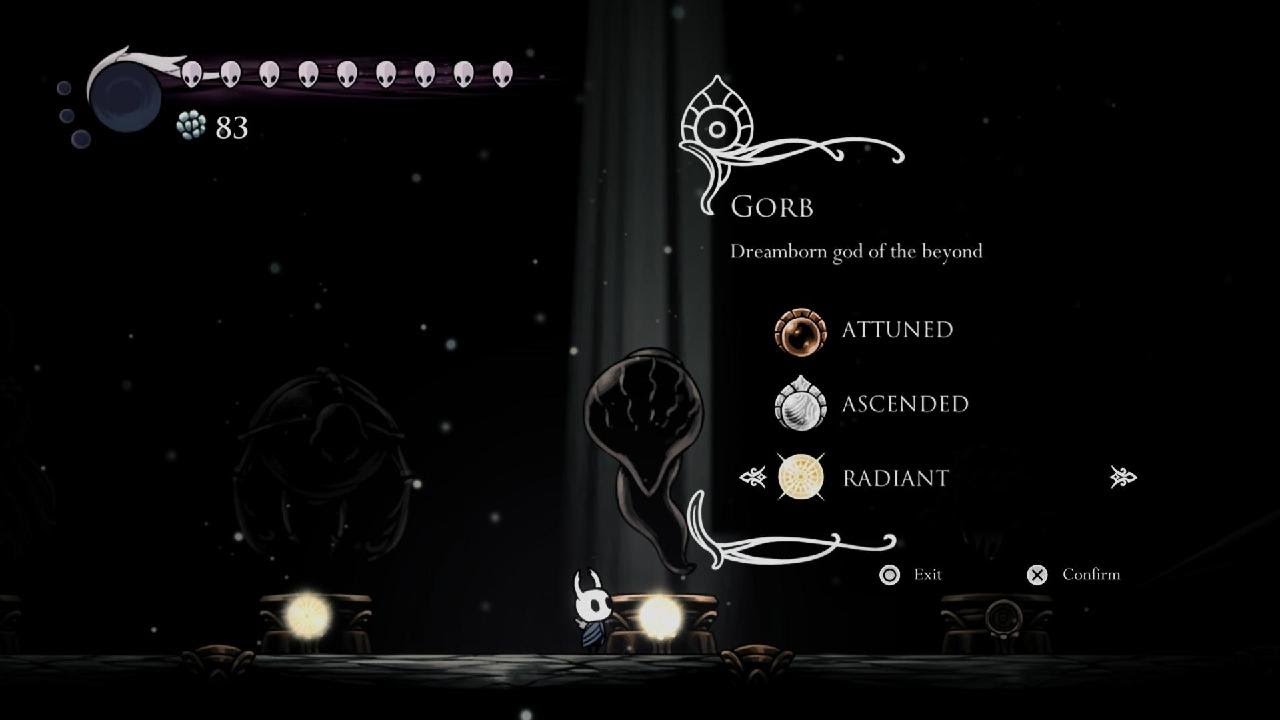 Gorb Radiant Hollow knight