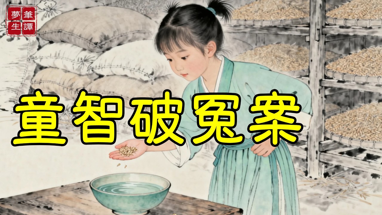 村裏糧倉失竊，糧食不翼而飛，窮鄰居被眾人冤枉，受盡屈辱。誰也沒料到，8歲女孩僅憑一碗水，就巧妙拆穿詭計、找出真兇，全村人都看呆了！#故事#民間傳說#奇遇#報恩#原創故事