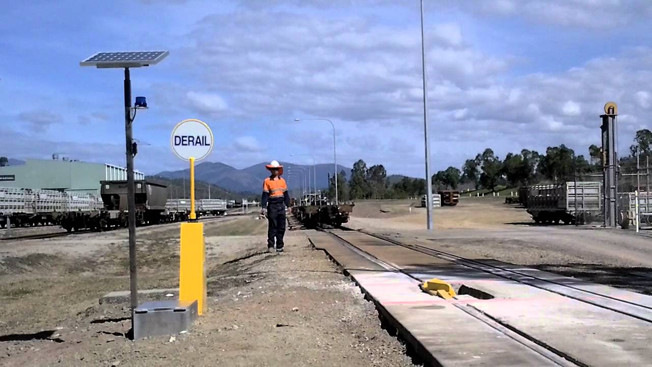 Derailers in Action - Positive Isolation Device. Industrial Interest Only.